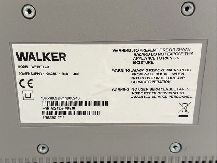 Walker 19 inch LCD TV
