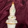 Large Hand Painted Yildiz Palace Porcelain Bottle and Plate Set. Boxed 2016 Image 8