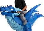 Halloween Inflatable Costume Ride An Ice Dragon Inflatable Costume Blue Unisex (FREE POSTAGE)