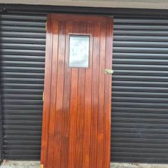exterior wooden door