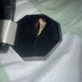 10ct gold, ruby and diamond cluster ring Image 2