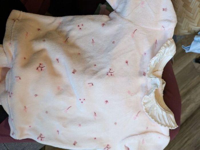 0-3m pink two piece set