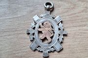 Chester Sterling Silver &amp; 9k Rose Gold Fob(10 grams)