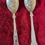 silver plated serving spoons Image 3