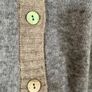 Designer Brand Costa Mani 100% cashmere grey and taupe cardigan BRAND NEW Image 4