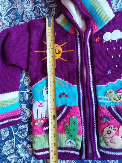 Peruvian kids cardigan
