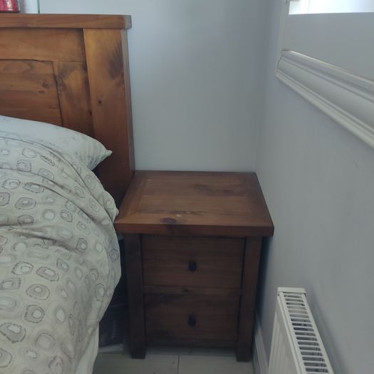 Bedframe and matching lockers available