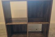 4 Square Dark Wood Unit