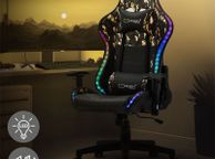 main image for ad Gaming Chair with RGB Lighting  and Bluetooth
