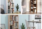 New 7 Compartment Bookcase Display (Colour Choice) - FREE P&P