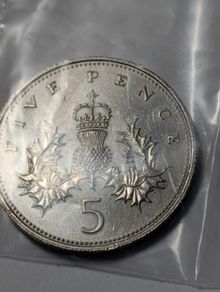 UK 1984 5 pence