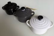 le creuset 3 mini cocottes
