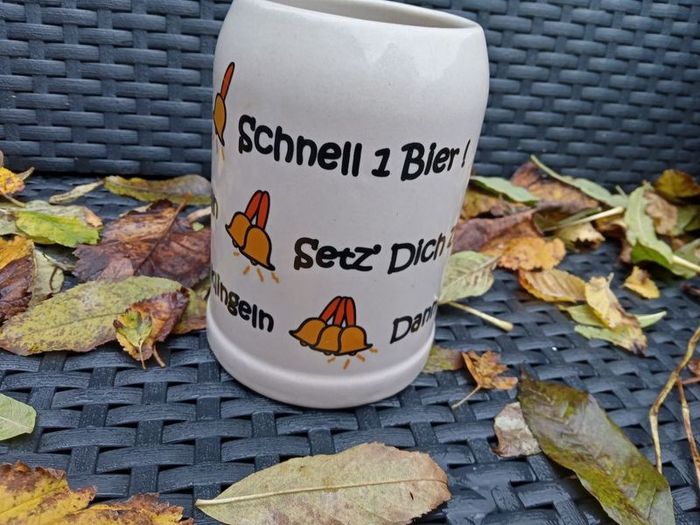 German Stein, Funny Saying