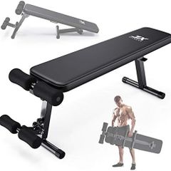 Adjustable Weight Bench Home Gym Weight Lifting & Sit Up Abdominal Bench Flat Exercise Workout Bench