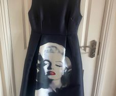 Dress with Marilyn Monroe motif