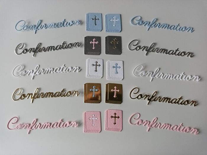 Die Cuts - Confirmation - 20 pieces