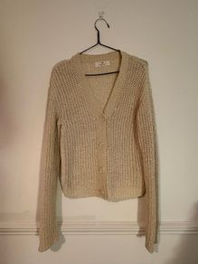 Cream cardigan