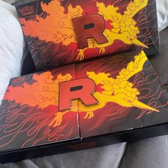 Moltres team rocket boxes (opened)pokemon