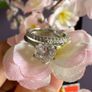 Moissanite and Zirconia ring Image 8