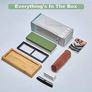 NEW SALE | 1000 6000 Grit 2 Side Kitchen Knife Whetstone Water Wet Stone Sharpener Kit Japanese Wetstone Knives Sharpeners Waterstone Whet Stone Image 3