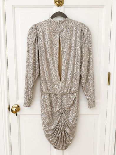 Retrofete Flynn ruched mini dress