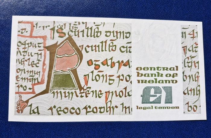 Ireland 1989 1 Pound Queen Medb Banknote