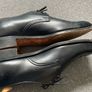 Church's Custom Grade Black Plain Toe Derby Oxford Dress Shoes Size Uk8,5 Image 5