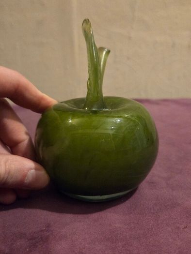 Hand Blown Glass Apple