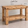 Handmade Rustic Wood Bathroom Vanity Unit Image 5
