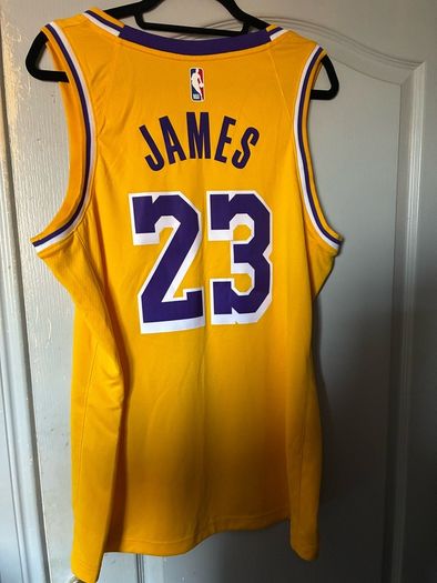 Title: Nike NBA LeBron James Lakers Jersey #23 - Size 48 (Large) NWOT