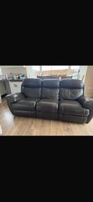 Brown Leather Sofa