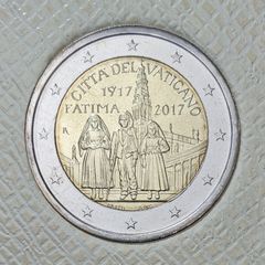 Vatican 2 Euro Brilliant Uncirculated Coin 2017 - Fatima apparitions