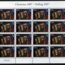 2007 Ireland Christmas commemorative Stamp Sheetlets Plate 1B1B1B1B Mint Never Hinged (MNH) Image 4