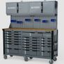 Tool Box 19 Drawers With Back Panel + Cabinets Image 3