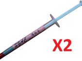 New 2x 1g Silver Thermal Grease Heatsink Compound Paste CPU VGA PC Syringe #479