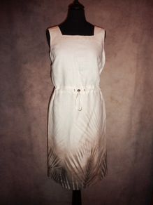 Linen dress size 10 as Sarah Pacini or crea concept