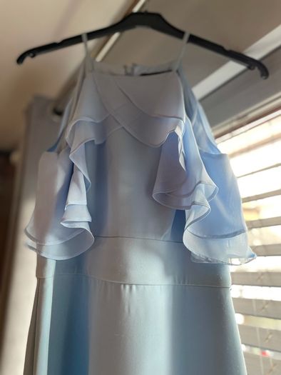 Stunning sky blue maxi dress. Size 6-8