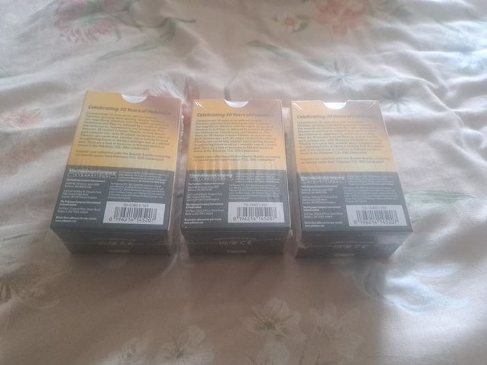 Pokemon 30th Anniversary 3 x Booster Boxes