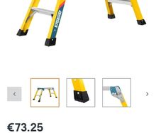 Erbauer Fibreglass 470mm x 0.6m Folding Work Platform