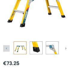 Erbauer Fibreglass 470mm x 0.6m Folding Work Platform