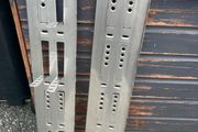 Stainless steel wall starters.