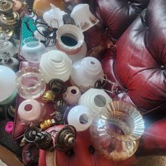 victorian oil laml shades . galleries.  burners etc