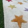 Great Little Trading Co. Hand-Tufted Wool Star Rug Image 5