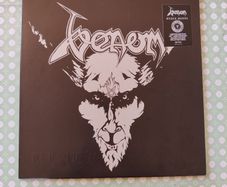 Black Metal by Venom limited edition silver and black vinyl