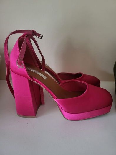 PENNEYS Pink Satin Sandal