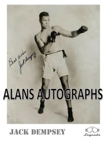 Jack Dempsey Autograph