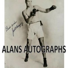 Jack Dempsey Autograph