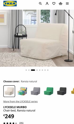 ikea chair bed