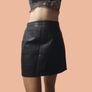 New Look black faux leather skirt, size 10 Image 9