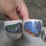 4 Vintage egg cups trains Image 7